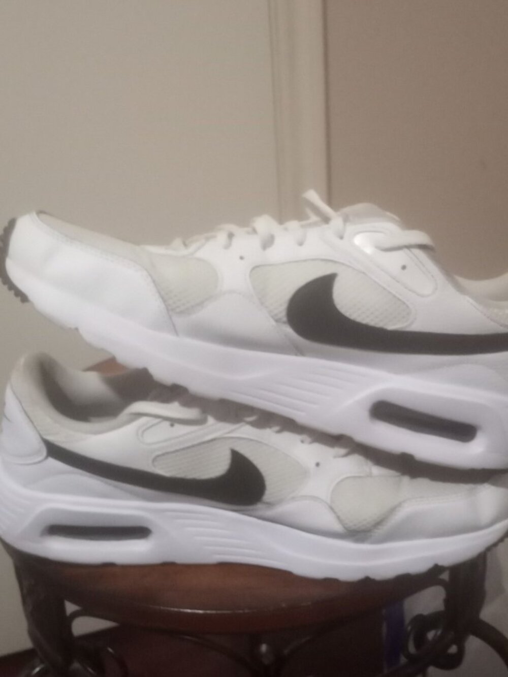 Nike Air Max SC Men's Shoes Size 13 White Black Sneakers CW4555-102 Walking Gym - Picture 11 of 12